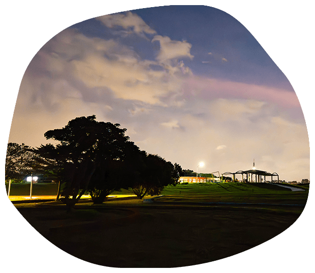 夜晚的島頭公園