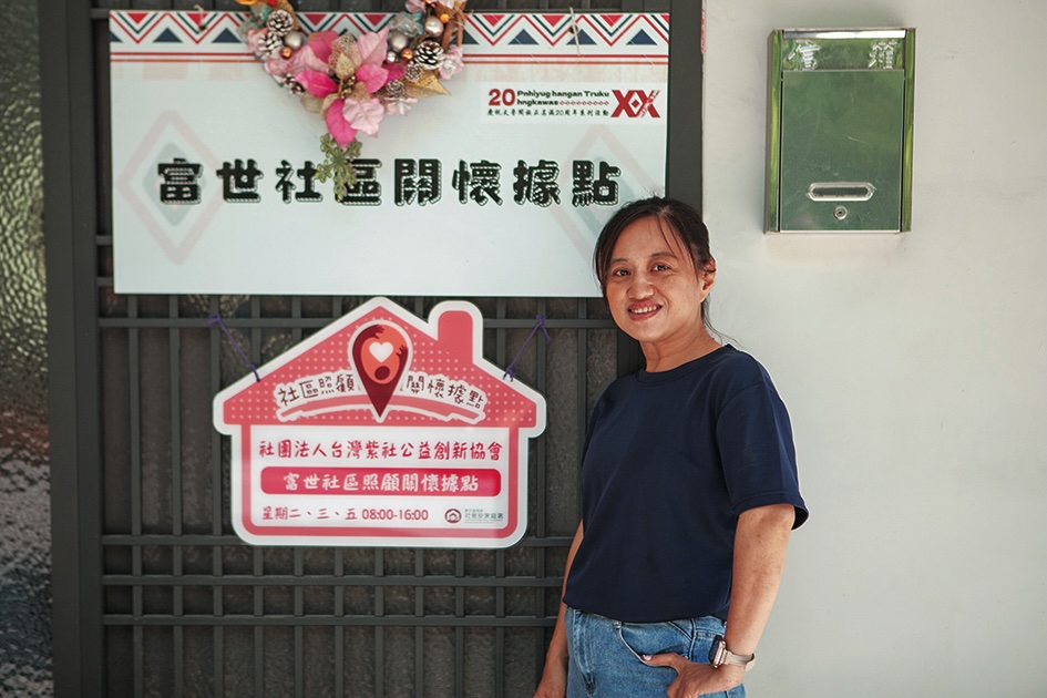 李牧儀回到花蓮家鄉陪伴長輩